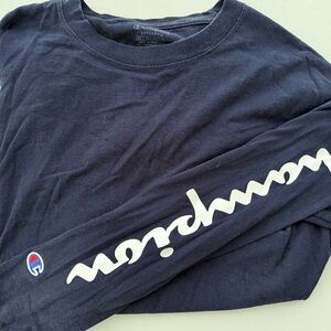 Champion Dark Blue Crewneck Tee